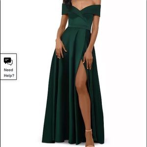 Hunter green dress